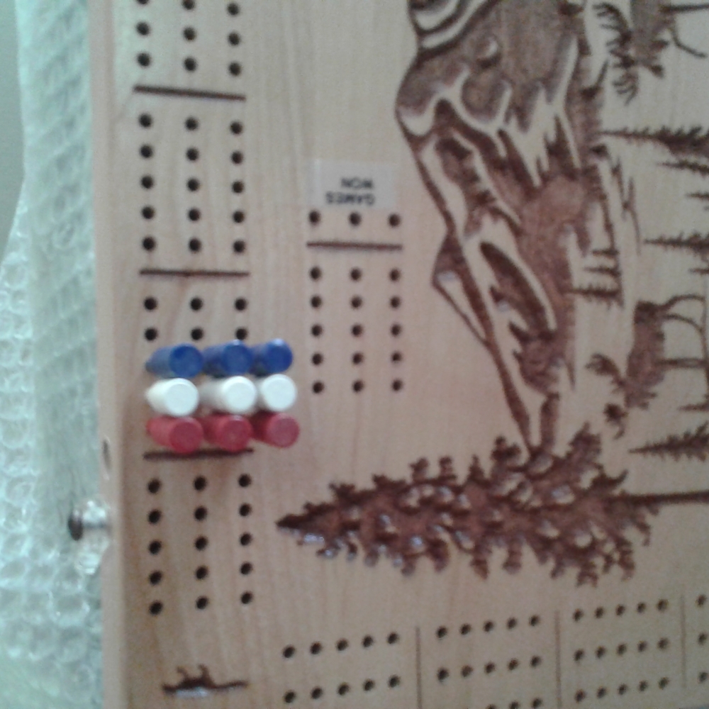 Handmade cribbage board - Picture 3 of 5